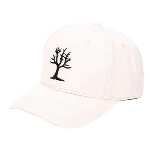 Planet Gates White Women Adjustable Tree Embroidery Baseball Tennis Cap Outdoor Simple Sunshade Hip-Hop Hat Dropshipping 0824