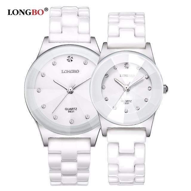 Planet Gates White Women Fashion Quartz White Ceramic Lovers Watches Luxury Casual Unique Ladies Dress Wristwatch Relogio Feminino