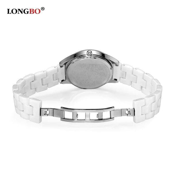 Planet Gates White Women Fashion Quartz White Ceramic Lovers Watches Luxury Casual Unique Ladies Dress Wristwatch Relogio Feminino
