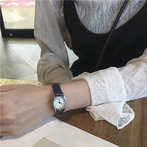 Planet Gates White Women watches Korean version casual quartz woman clock BGG brand ladies retro wrist watches leather band