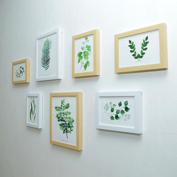 Planet Gates white wood frame 7 Pcs Classic Photo Frame For Wall Hanging Picture Frame Photo 7 10 Inch Wall Art Wedding Couple Recommendation Pictures Frames