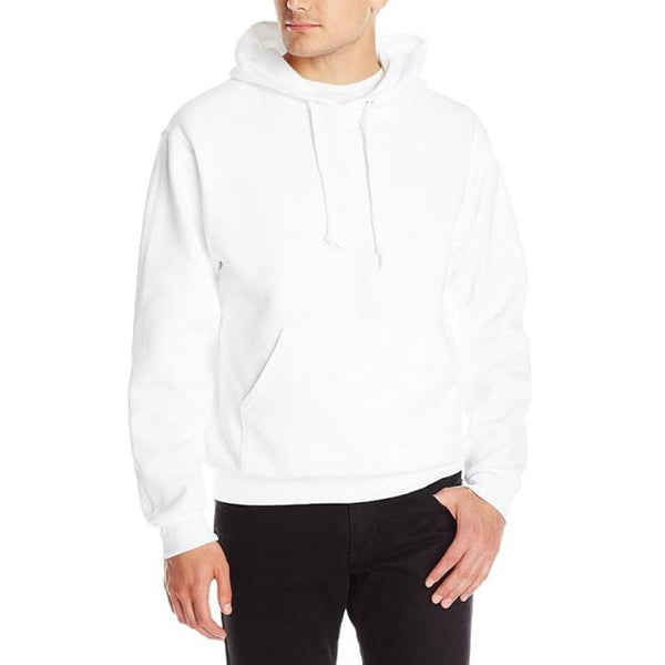 Planet Gates White / XL Men's Casual Hoodies Sweatshirts Male black gray Red Hooded Pullovers Solid Color Outerwear Tops 10 Colors M-3XL