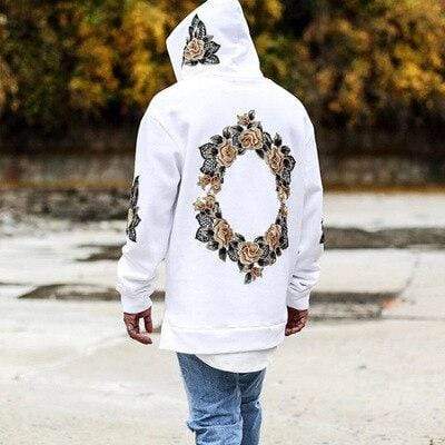 Planet Gates White / XL Mens Sweatshirt Long Sleeve Autumn Loose Hoodies Printing Blouse Tracksuits Sweatshirts Big Size Hoodies Men MWW161