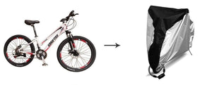 Planet Gates White / XS Bicycle Cover Bike Rain Snow Dust Sunshine Protective Motorcycle Waterproof Cycling Outdoor UV Protector