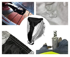 Planet Gates White / XS Bicycle Cover Bike Rain Snow Dust Sunshine Protective Motorcycle Waterproof Cycling Outdoor UV Protector