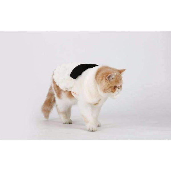 Planet Gates White / XS Pet Clothes Elegant Luxury Fur Winter Overcoat Small Dog Cat Clothes Bowknot Chihuahua