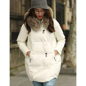 Planet Gates White / XXL Winter Jacket Women Casacos De Inverno Feminino Thickening Cotton Hooded Parka For Women Winter Coat Chaquetas Mujer Z006