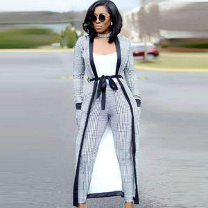 Planet Gates White / XXL Women 3 Pieces Sets Crop Top&Pencil Pants&Jacket Three Pieces Set Fashion Celebrity OL High-quality Suit Female