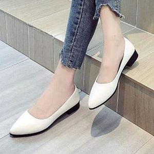 Planet Gates white XZ646 / 5 loafers women flats spring women shoes soft pointed toe flats women summer slip-on shoes Korea style ballet flats Doug shoes2018