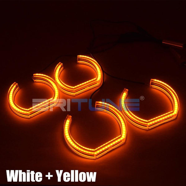 DTM Angel Eyes For BMW F01 F02 F03 F04 730d 740d 740i 750i 760i Xenon Headlight Turn Signal Lights Halos Kit Accessories Tuning