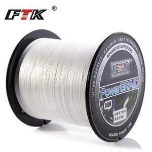 Planet Gates white500M / 0.4 Braided Line Fishing cord  8-60LB 0.1-0.4mm 4 Strand  Multifilament Fishing PE Braided Wire 500M Fishing line
