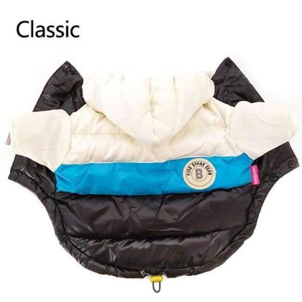 Planet Gates WhiteBlue / L Winter Pet Dog Clothes Warm Down Jacket Waterproof Coat S-XXL Hoodies for Chihuahua Small Medium Dogs Puppy PETASIA