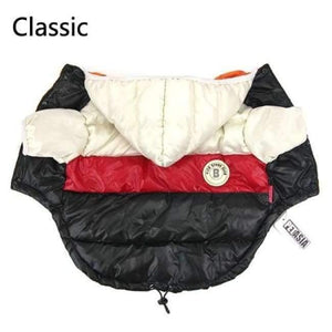 Planet Gates WhiteRed / L Winter Pet Dog Clothes Warm Down Jacket Waterproof Coat S-XXL Hoodies for Chihuahua Small Medium Dogs Puppy PETASIA