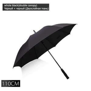 Planet Gates whole black-110CM 130cm large umbrella male golf rain umbrella windproof double-layer auto-open long handle umbrella female male