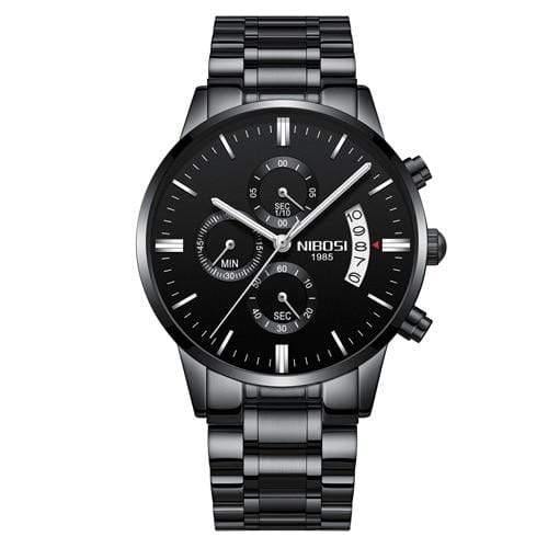 Planet Gates Whole Black Steel Mens Watches Top Brand Luxury Military Sport Quartz Watch Men Waterproof Male Sport Clock Wristwatches Relogio Masculino
