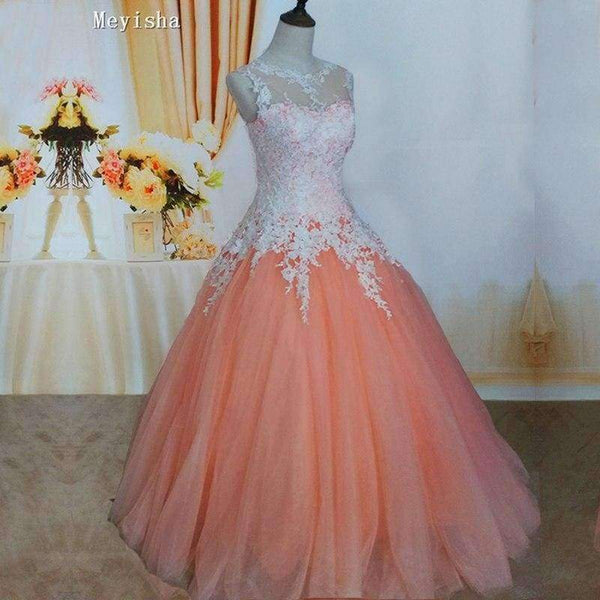 Planet Gates Whole Dress Red / 6 White Ivory Champagne Pink Orange Silver Lace Wedding Dress for brides plus size maxi formal gown Size 2-26