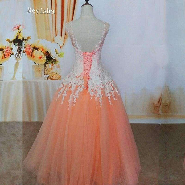 Planet Gates Whole Dress Red / 6 White Ivory Champagne Pink Orange Silver Lace Wedding Dress for brides plus size maxi formal gown Size 2-26