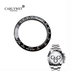 Wholesale High Quality Ceramic Black with White Writing Watch Bezel for Daytona 116500 - 116520 - Planet Gates