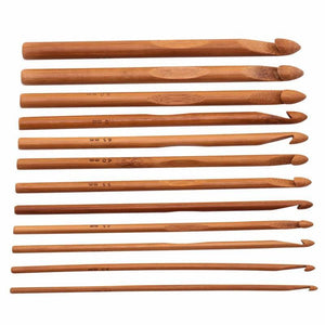 Planet Gates Wholesale Home Garden Arts Crafts Sewingneedle Arts Craft Sewing Tools Accessory 12pcs Crochet Bamboo Material (12 Pcs Crochet)