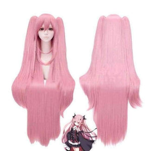 Planet Gates wigs / S Owari No Seraph Of The End Krul Tepes Wigs Cosplay Costumes Lolita Dress Vampire Uniforms 6Pcs/Set For Halloween Party