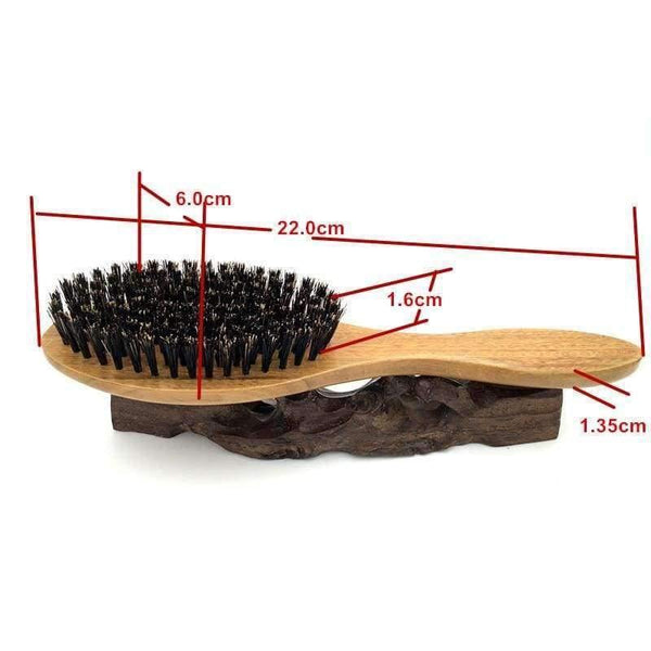 Planet Gates Wild Boar Bristles Hair Combs Brush Sandalwood Brosse Cheveux Sanglier Pinceis El Peine Hair Care Pente Styling Tools L-979