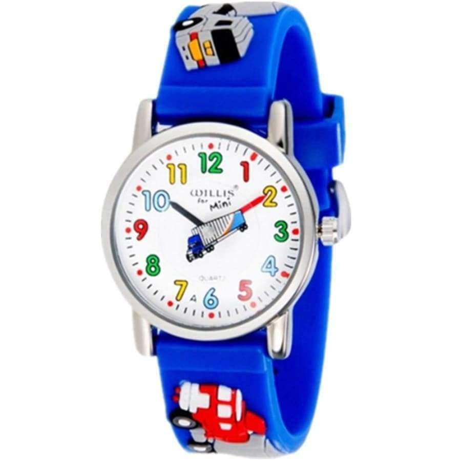Planet Gates WILLIS Fashion child Waterproof 3D Lorry Cartoon Design Analog Wrist Watch Children Clock kid Quartz Wrist Watches PENGNATATE