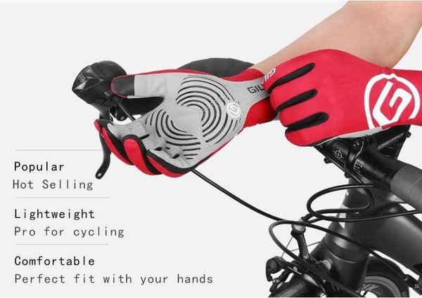 Planet Gates Wind Breaking Cycling Full Finger Gloves Touch Screen Anti-slip Bicycle Lycra Fabric Mittens Bicicleta Road Bike Long Glove