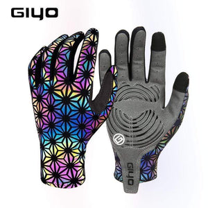 Planet Gates Wind Breaking Cycling Full Finger Gloves Touch Screen Anti-slip Bicycle Lycra Fabric Mittens Bicicleta Road Bike Long Glove