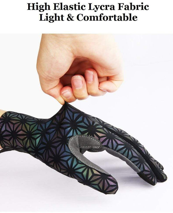 Planet Gates Wind Breaking Cycling Full Finger Gloves Touch Screen Anti-slip Bicycle Lycra Fabric Mittens Bicicleta Road Bike Long Glove