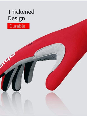 Planet Gates Wind Breaking Cycling Full Finger Gloves Touch Screen Anti-slip Bicycle Lycra Fabric Mittens Bicicleta Road Bike Long Glove