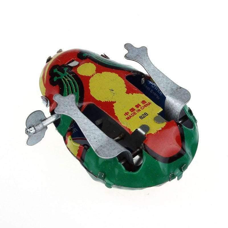 Planet Gates China Wind Up Jumping Frog Iron Clockwork Toys Collectible Classic Kids Gift