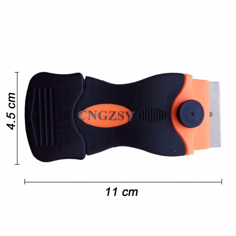 Planet Gates Window Glass Tint Tool Ceramic Oven Paint Razor Scraper Car Sticker Old Film Glue Remove Knife 1.5" Carbon Steel Blades E12+20M