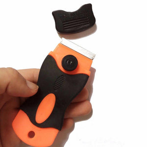 Planet Gates Window Glass Tint Tool Ceramic Oven Paint Razor Scraper Car Sticker Old Film Glue Remove Knife 1.5" Carbon Steel Blades E12+20M