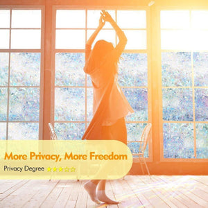 Planet Gates Window Privacy Film , 3D Decorative Glass Film Removable Self Adhesive Glass Sticker Static Cling Window Paper