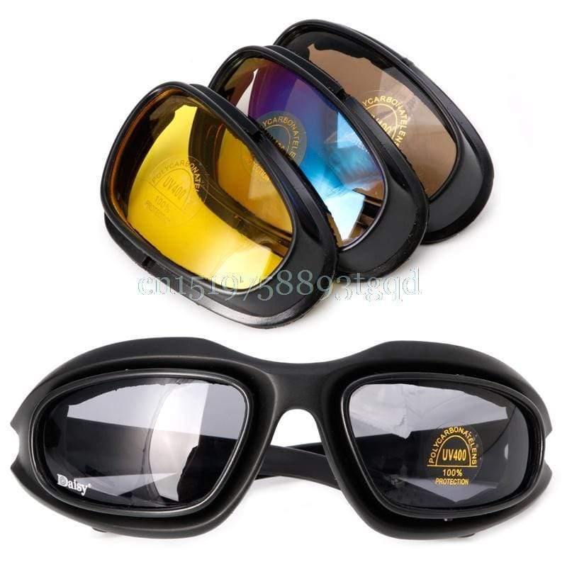 Planet Gates Windproof Polarized Motorcycle Lens Sun Glasses Riding Cycling Biker Sports Wrap for CS