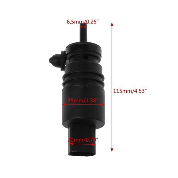 Windshield Fluid Washer Pump/Motor Auto Car Parts For BMW E46 E38 E39 E60 E65 E53 X5 Z4-KKO (Black)
