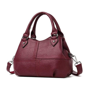 Fashion Patchwork Sheepskin Shoulder Crossbody Bags Ladies Leather Women Bags Women Leather