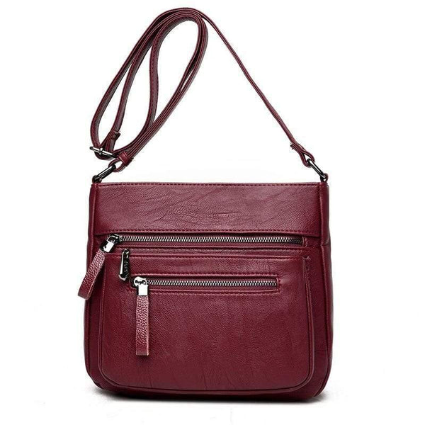 Soft Leather Luxury handbags Small Women bags Designer Multi-pocket Crossbody Shoulder Bags