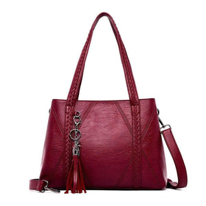 Fashion Tassel Luxury Soft Leather Handbag Women Bag Designer Female Crossbody Bag Shoulder