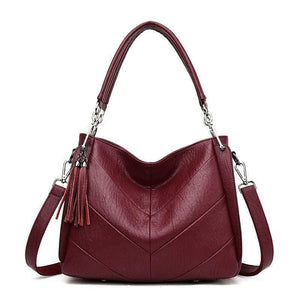 Ladies Hand Bags Tassel Leather Luxury Handbags Women Bags Designer High Quality Shoulder Crossbody Bags