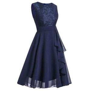 Planet Gates Wine red / 4 Chiffon and Lace navy blue Short Bridesmaid Dresses Weddiong Party Dress 2018 Prom Gown Women Fashion Wholesale Clothing