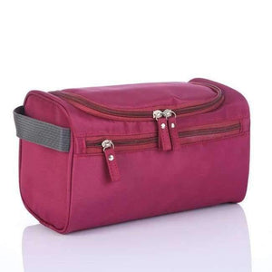 Planet Gates wine red Cosmetic Bag For Make Up Women Men Makeup Cosmetic Cases Wash neceser Toiletry Bag necessaries para mulheres maquiagem