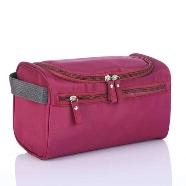 Planet Gates wine red Cosmetic Bag For Make Up Women Men Makeup Cosmetic Cases Wash neceser Toiletry Bag necessaries para mulheres maquiagem
