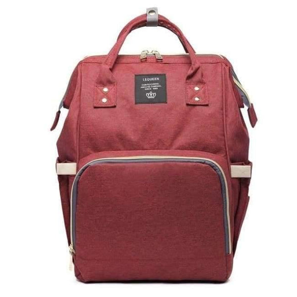 Planet Gates wine red Designer Fashion Mummy Maternity Nappy Bag Large Capacity Baby Diaper Bag Travel Backpack Nursing Bag For Baby Care