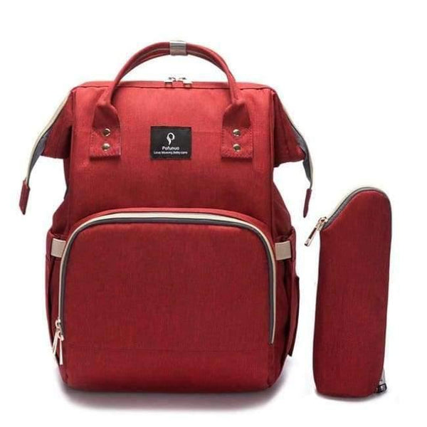 Planet Gates wine red Diaper Bag USB Large Capacity Nappy Bag Waterproof Maternity Travel Backpack Designer Nursing Bag Baby Care Stroller Handbag New