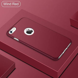Planet Gates Wine Red / For iPhone 7 USLION Ultra Thin PC Matte Case For iPhone 7 Plus XR XS Max X Simple Plain Phone Cover Coque For iPhone 6 6S Plus 5 5s SE Cases