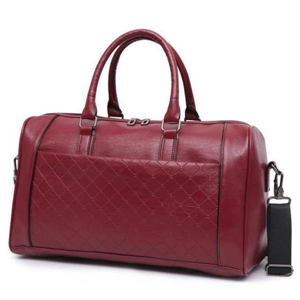 Planet Gates Wine-red L Bag Male Big Crossbody Bags For Duffle Unisex Handbags Travel Shoulder Bag Woven Luggage Bags Women XA217WC