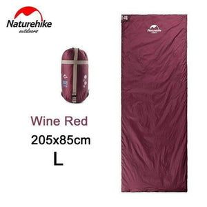 Planet Gates Wine Red L Mini Ultralight Sleeping Bag Outdoor Camping Trip Travel Bag Hiking Camping Equipment Portable Cotton sleeping bag