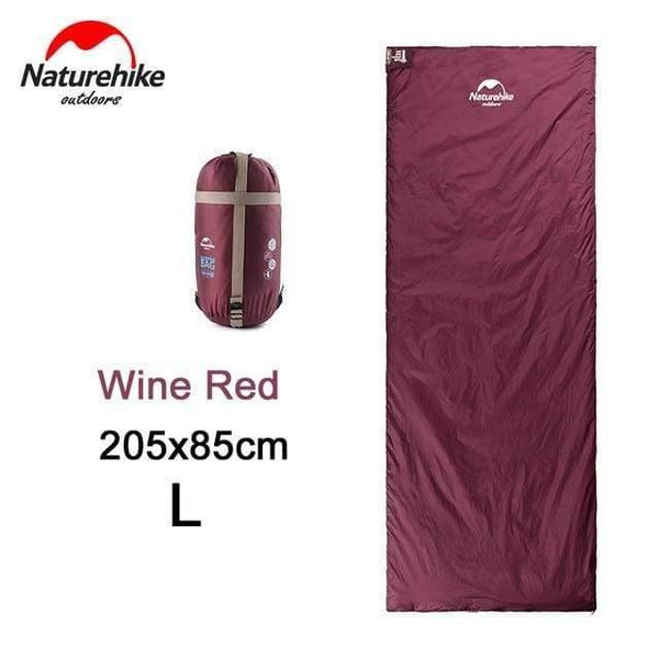 Planet Gates Wine Red L Mini Ultralight Sleeping Bag Outdoor Camping Trip Travel Bag Hiking Camping Equipment Portable Cotton sleeping bag