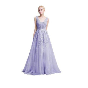 Planet Gates Wine Red Lace Beading Long Evening Dress Backless Bridal V neck Sleeveless Transparent Banquet Sexy Prom Dress